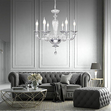 Подвесная люстра Olenna 338/6 хром