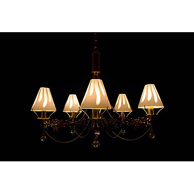 Подвесная люстра Arte Lamp Fuji A1626LM-5GO