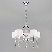 Подвесная люстра Madera 10093/5 хром/прозрачный хрусталь Strotskis