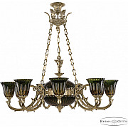 Подвесная люстра Verona 72009P/9/250 G P2 U Amber-Green/H-1K Y8 FA10B