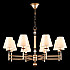Подвесная люстра Crystal Lux FLAVIO SP8 GOLD