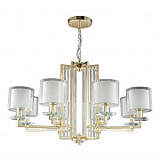Подвесная люстра Crystal Lux Nicolas SP-PL8 Gold/White
