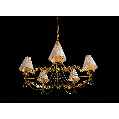 Подвесная люстра Arte Lamp Fuji A1626LM-5GO