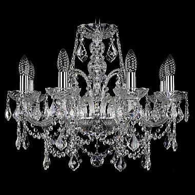 Подвесная люстра 1411 1411/8/195 Ni Leafs