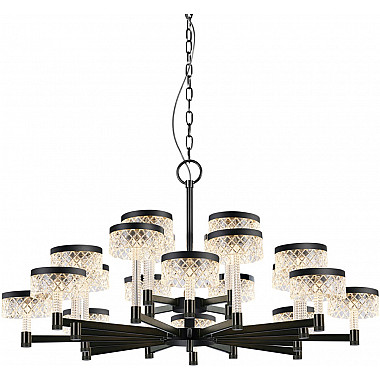 Подвесная люстра Diamond cut MD21020075-20A matt black