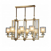 Подвесная люстра Lumina Deco Manhattan LDP 8012-8 PR F.GD