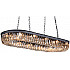 Подвесная люстра Crystal Black KR0295P-12 black
