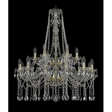 Подвесная люстра 1413 1413/12+6/300/h-96/2d G