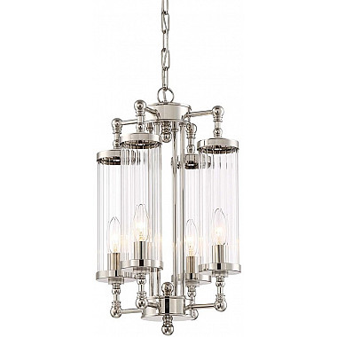 Подвесная люстра Regis BC404-4 nickel