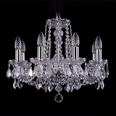 Подвесная люстра 1402 1402/8/160 Ni Leafs