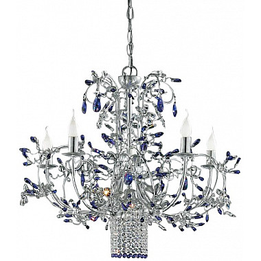 Подвесная люстра Luxury 6806/5+1-X viola V1021