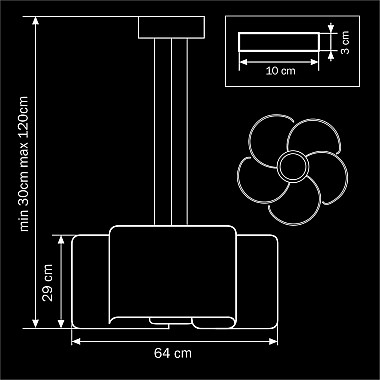 Подвесная люстра Lightstar Simple Light 811 811150
