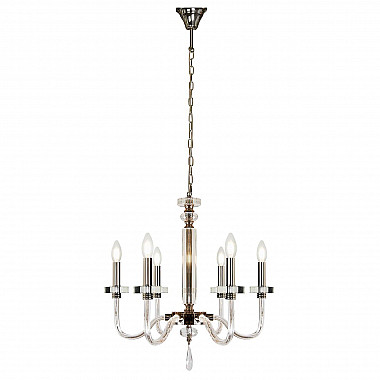 Подвесная люстра iLamp Vibe P9474-6 Nickel
