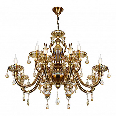 Подвесная люстра iLamp Asia 81069-8+4 BR