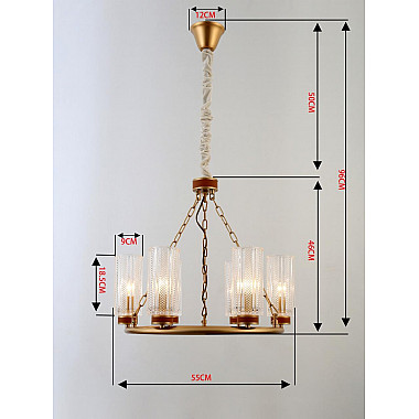Подвесная люстра Rivoli Anke 1024-206 Б0050245