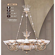 Подвесная люстра 277B 277B/12+2 AM WHITE ALABASTER