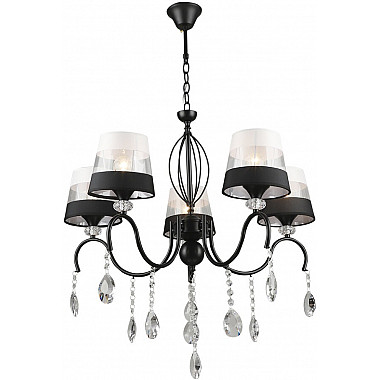 Подвесная люстра Dagni WD3601/5H-BK-WT-BK