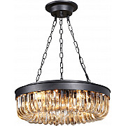 Подвесная люстра Crystal Black KR0295P-5 black