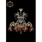 Подвесная люстра 31.24 31.24.8.KR175SP.250IT.G.Sp.Amber.1B
