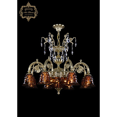 Подвесная люстра 31.24 31.24.8.KR175SP.250IT.G.Sp.Amber.1B