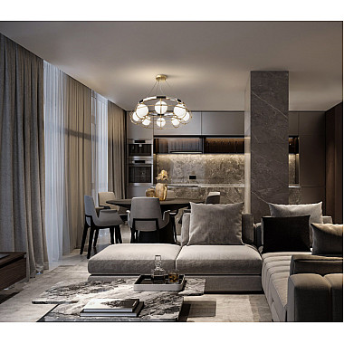 Подвесная люстра Carcass MOD312PL-08GCH