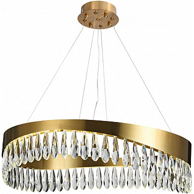 Подвесная люстра LED LAMPS 81356 GOLD SATIN