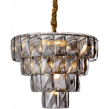 Подвесная люстра Amazone KG1113P-7 chrome/smoky