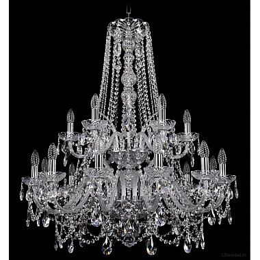 Подвесная люстра 1411 1411/12+6/300/h-93/2d Ni