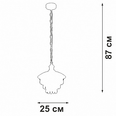 Подвесная люстра V5826-1/1
