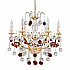 Подвесная люстра Crystal Lux FRUTA SP6 GOLD