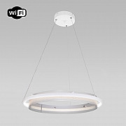 Подвесная люстра Imperio 90241/1 белый/ серебро Smart