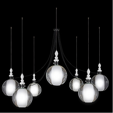 Подвесная люстра PND182.07.17CH.003BL-M66TR