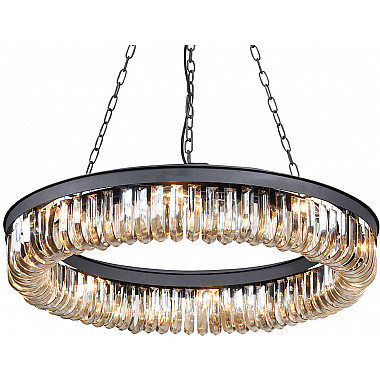 Подвесная люстра Crystal Black KR0295P-8 black