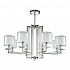 Подвесная люстра Crystal Lux Nicolas SP-PL8 Nickel/White