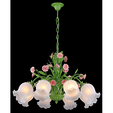 Подвесная люстра Rose ROSE 11470/8C GREEN