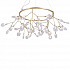 Подвесная люстра Crystal Lux Evita SP45 D Gold/Transparent