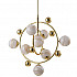 Подвесная люстра Crystal Lux Salvadore SP8V Gold