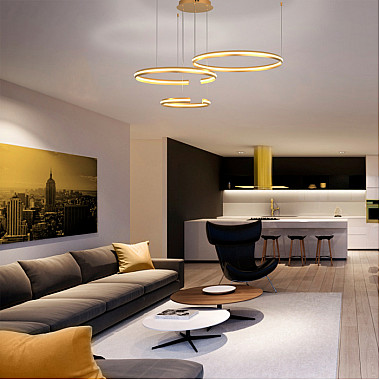 Подвесная люстра Gap 90280/3 золото