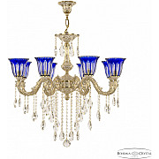 Подвесная люстра Florence 71101/8/250 B GW P2 U Clear-Blue/H-1H