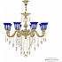 Подвесная люстра Florence 71101/8/250 B GW P2 U Clear-Blue/H-1H