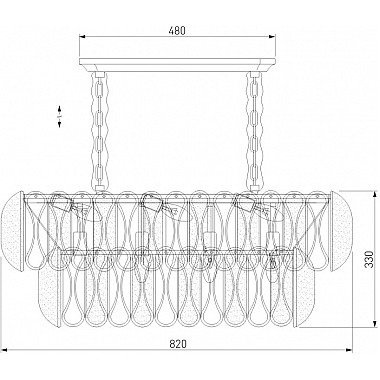 Подвесная люстра Callas 365/10 Smart