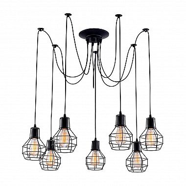 Подвесная люстра Arte Lamp A1109SP-7BK