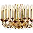 Подвесная люстра iLamp Louvre MD8551-20 GD