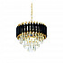 Подвесная люстра Lumina Deco Funneli LDP 6003-400 BK+F.GD