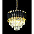 Подвесная люстра Lumina Deco Funneli LDP 6003-400 BK+F.GD
