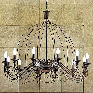 Подвесная люстра Ideal Lux Corte SP12 Ruggine 097671
