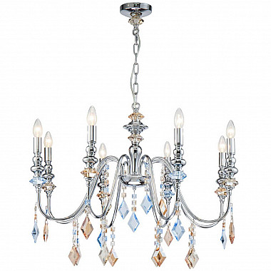 Подвесная люстра Lucia Tucci Maya 4450.8 Chrome