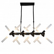 Подвесная люстра Lumina Deco Alford LDP 6036-16 BK