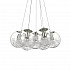 Подвесная люстра Ideal Lux Mapa Sat SP7 Nickel 176062