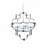 Подвесная люстра Lumina Deco Baltimore LDP 8020-6 CHR+WT